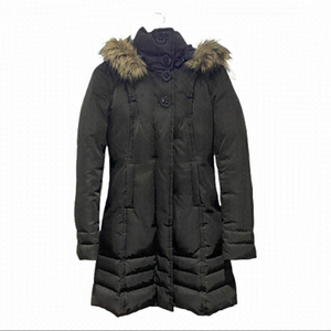 Soia & Kyo long black parka puffer
